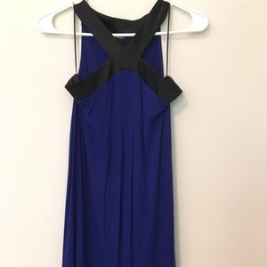 Blue and black Express dress